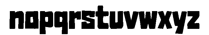 Frighton Font LOWERCASE