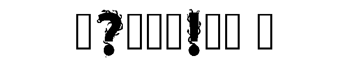 Frill Regular Font OTHER CHARS