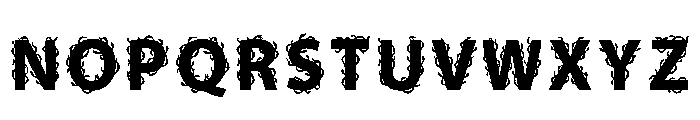 Frill Regular Font UPPERCASE