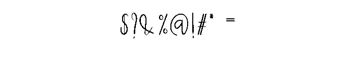Frindship Font OTHER CHARS