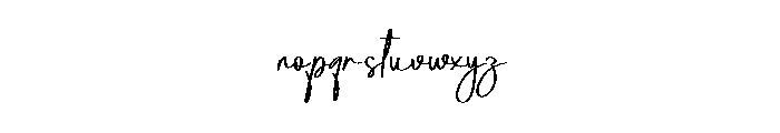 Frindship Font LOWERCASE