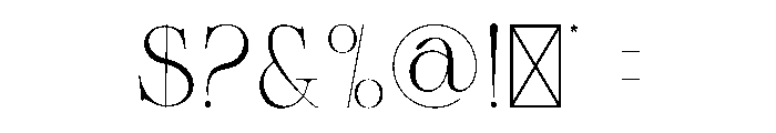 Fringk Font OTHER CHARS