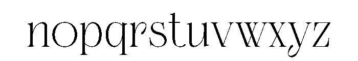 Fringk Font LOWERCASE