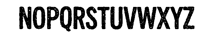 Frisco Press Font UPPERCASE