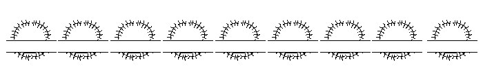 Frondora Split Monogram Font OTHER CHARS