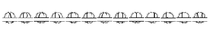 Frondora Split Monogram FONT