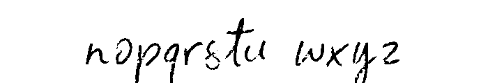 Front Picture Alt Font LOWERCASE