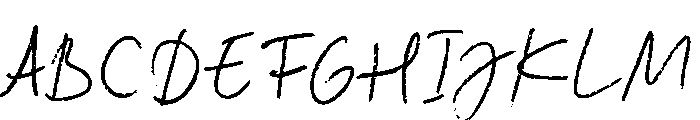 Front Picture Regular Font UPPERCASE
