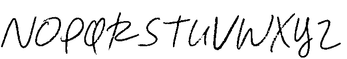 Front Picture Regular Font UPPERCASE