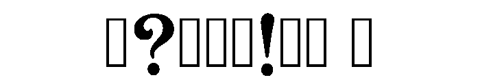 Front Regular Font OTHER CHARS
