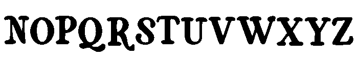Frontier_Hand Font UPPERCASE