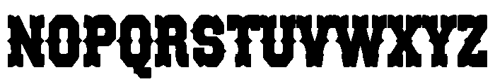 Frontier Outlaw Font UPPERCASE