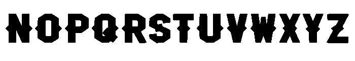 Frontier Western Regular Font UPPERCASE