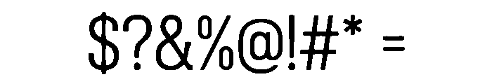 Frontier Font OTHER CHARS