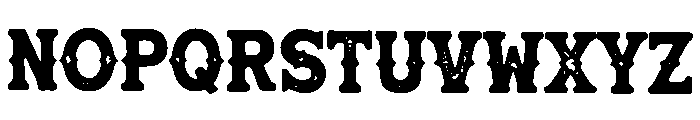 Frontierock Font UPPERCASE