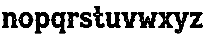 Frontierock Font LOWERCASE
