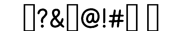 Frontside Font OTHER CHARS