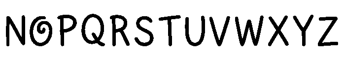 Frontside Font UPPERCASE