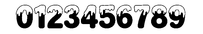 Frost Drip Font OTHER CHARS