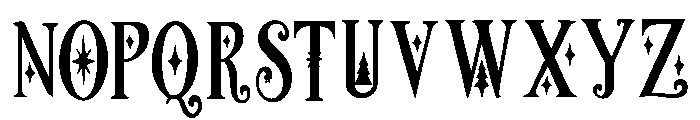 Frostalyn Font UPPERCASE