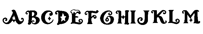 Frostara Font UPPERCASE