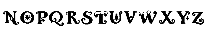 Frostara Font UPPERCASE