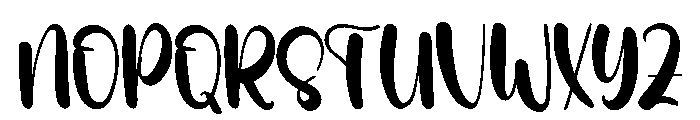 Frosted Display Font UPPERCASE