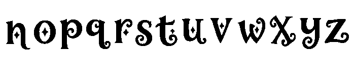 Frosted_Yuletide Font LOWERCASE