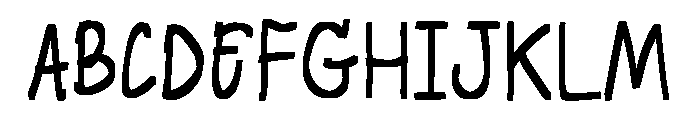 Frostie Ink Font UPPERCASE