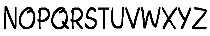 Frostie Ink Font UPPERCASE