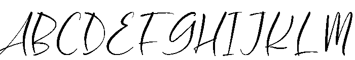 Frosting First Font UPPERCASE
