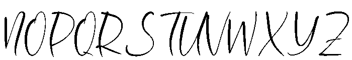 Frosting First Font UPPERCASE
