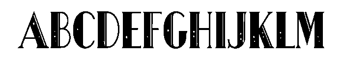 Frostique Font UPPERCASE