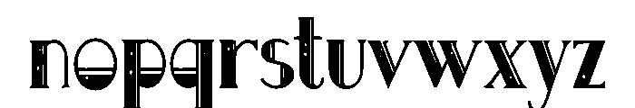 Frostique Font LOWERCASE
