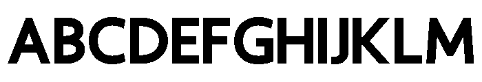 Frostline Font UPPERCASE