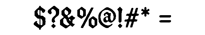 Frostvane Font OTHER CHARS
