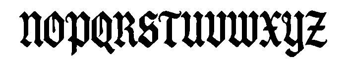 Frostvane Font UPPERCASE