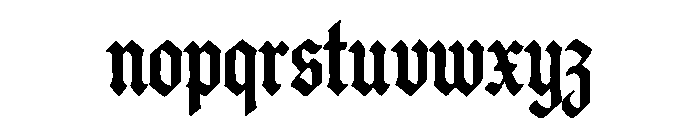 Frostvane Font LOWERCASE