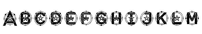 Frostveil Regular Font UPPERCASE