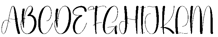 Frosty Bling Font UPPERCASE
