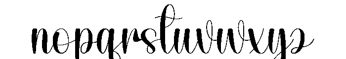 Frosty Bling Font LOWERCASE