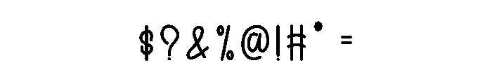 Frosty Bubble Font OTHER CHARS