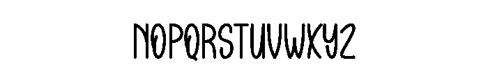 Frosty Bubble Font LOWERCASE