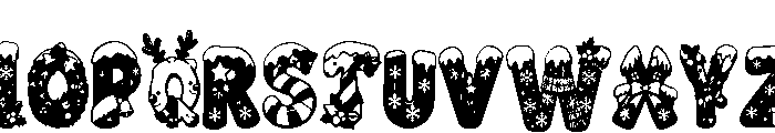 Frosty Dream Font UPPERCASE