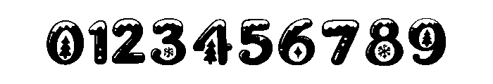 Frosty_Garland Font OTHER CHARS