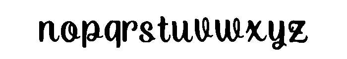 Frosty_Magic Font LOWERCASE
