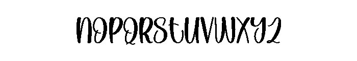 Frosty Somebody Font UPPERCASE