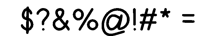 Frosty Window Font OTHER CHARS