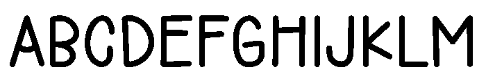 Frosty Window Font UPPERCASE
