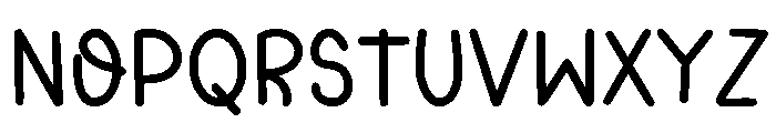 Frosty Window Font UPPERCASE